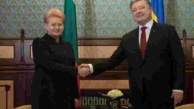 Президенти України і Литви підписали дорожню карту розвитку стратегічного партнерства