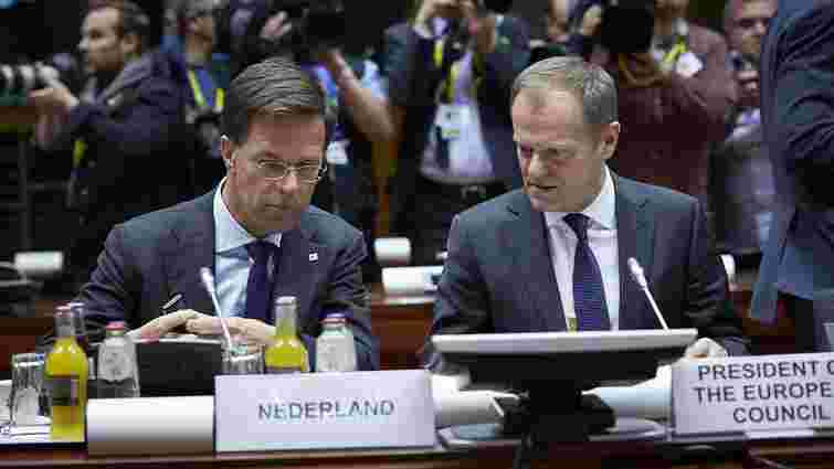 ЄС узгодив завершення ратифікації Угоди про асоціацію з Україною з урахуванням умов Нідерландів