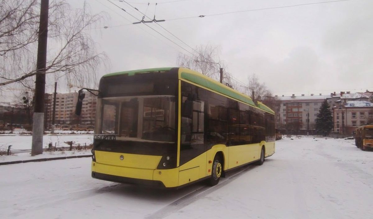 «Львівелектротранс» отримав новий тролейбус від «Електрону»