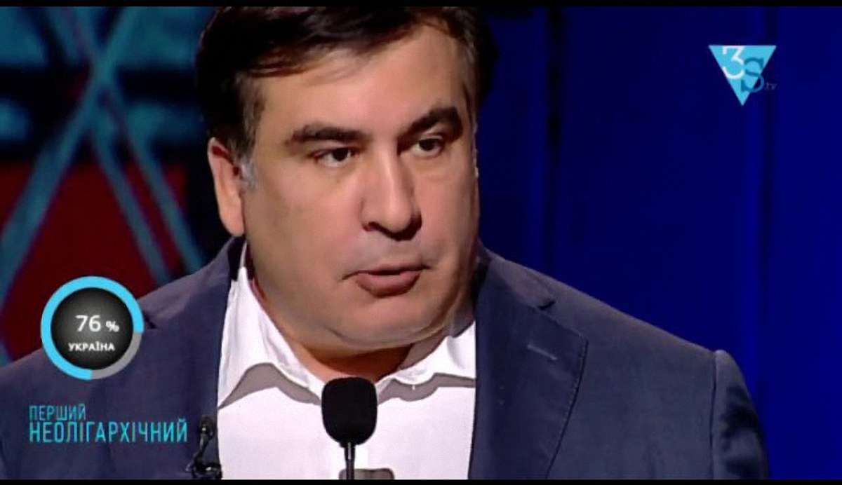Саакашвілі посварився у прямому ефірі з журналісткою