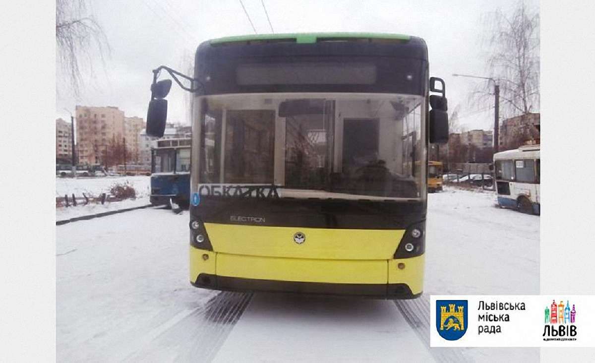 «Львівелектротранс» отримав два з п’яти нових «електронівських» тролейбусів