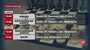 Спортивні події на вихідних у Львові