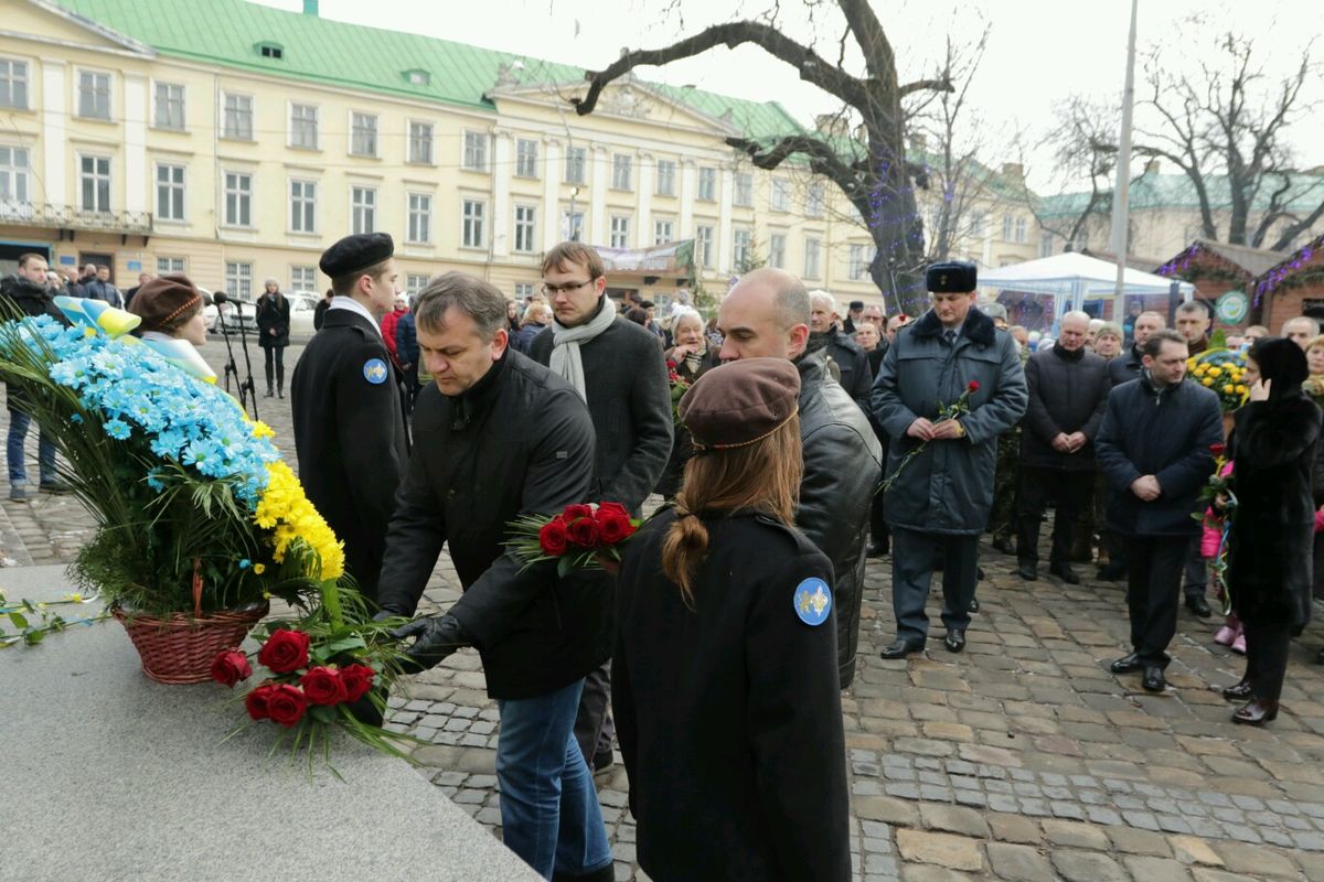 У Львові вшанували пам’ять В’ячеслава Чорновола