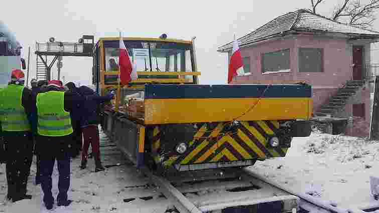 На польсько-українському кордоні вперше за 22 роки відновили залізничне сполучення євроколією