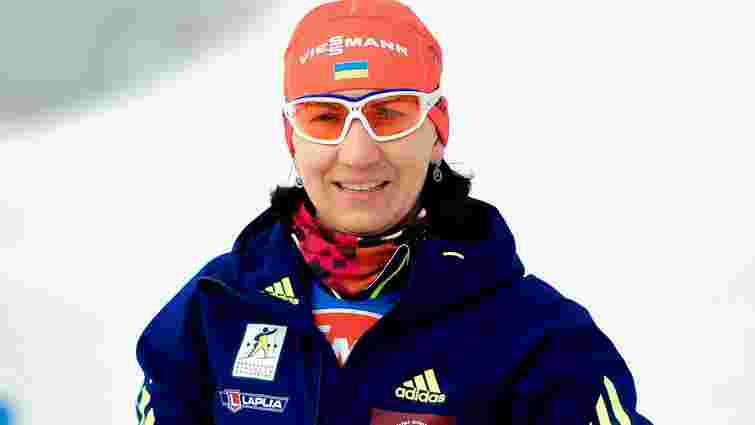Біатлоністка Олена Підгрушна вперше в сезоні фінішувала у десятці найсильніших