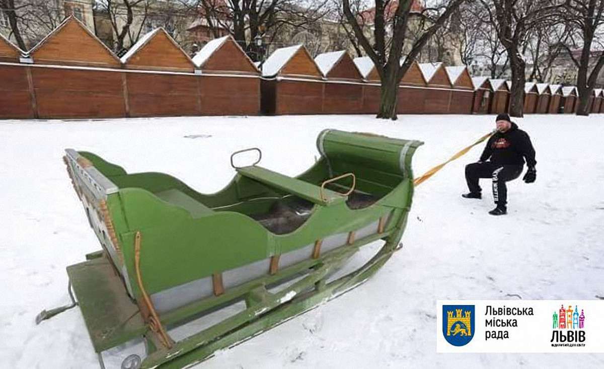 Львівський силач Олег Скавиш задля благодійності тягнутиме зубами сани