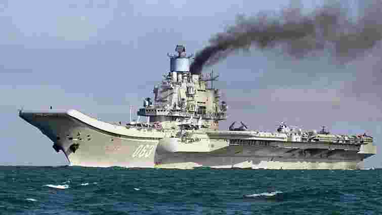 Міністр оборони Великобританії назвав російський авіаносець «Адмірал Кузнєцов» кораблем ганьби