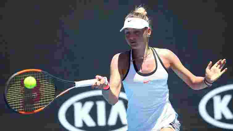 14-річна українська тенісистка вийшла у півфінал юніорського Australian Open