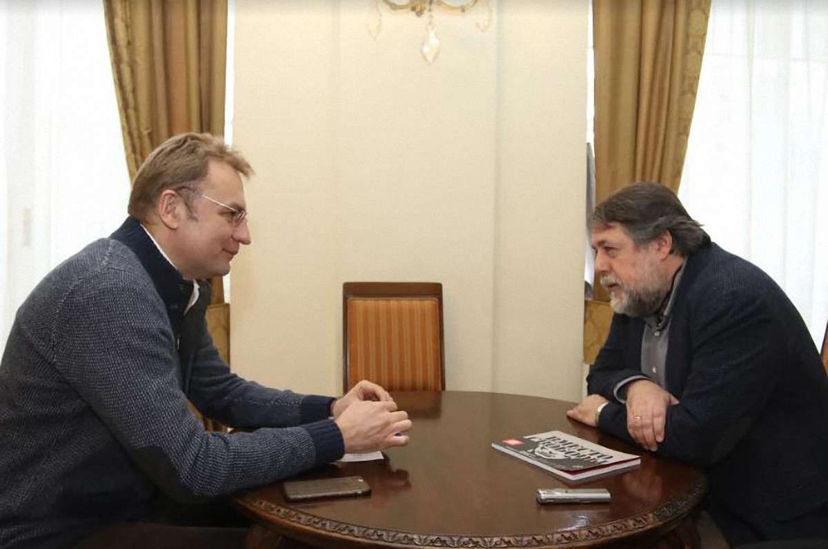 Андрій Садовий зустрівся з відомим режисером-документалістом Віталієм Манським