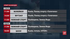На вихідних львів`ян запрошують на змагання із волейболу, шахів та лижні перегони