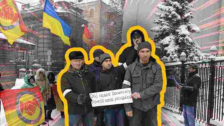 Українські заробітчани влаштували у Варшаві акцію протесту проти порушення своїх прав