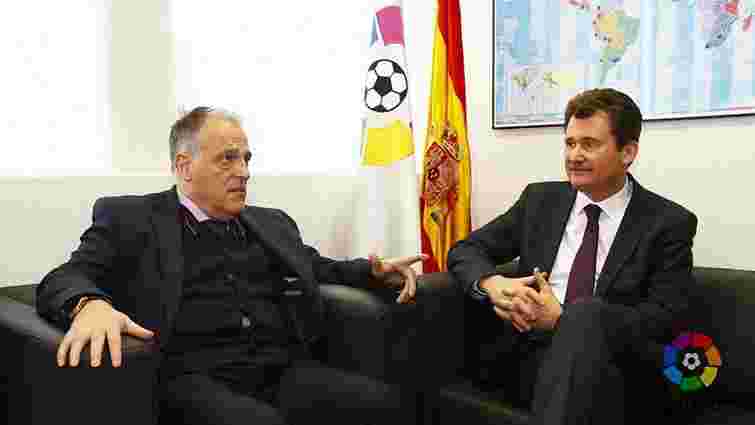 Президент Ла Ліги і посол України в Іспанії зустрілися через скандал із Романом Зозулею
