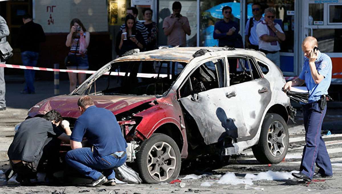 До складу вибухового пристрою, яким вбили Павла Шеремета, входила протипіхотна міна