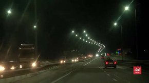 На трасі Київ-Чоп встановили сучасне LED-освітлення