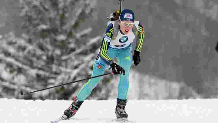 Біатлоністка Анастасія Меркушина ввійшла у топ-10 спринтерської гонки чемпіонату світу