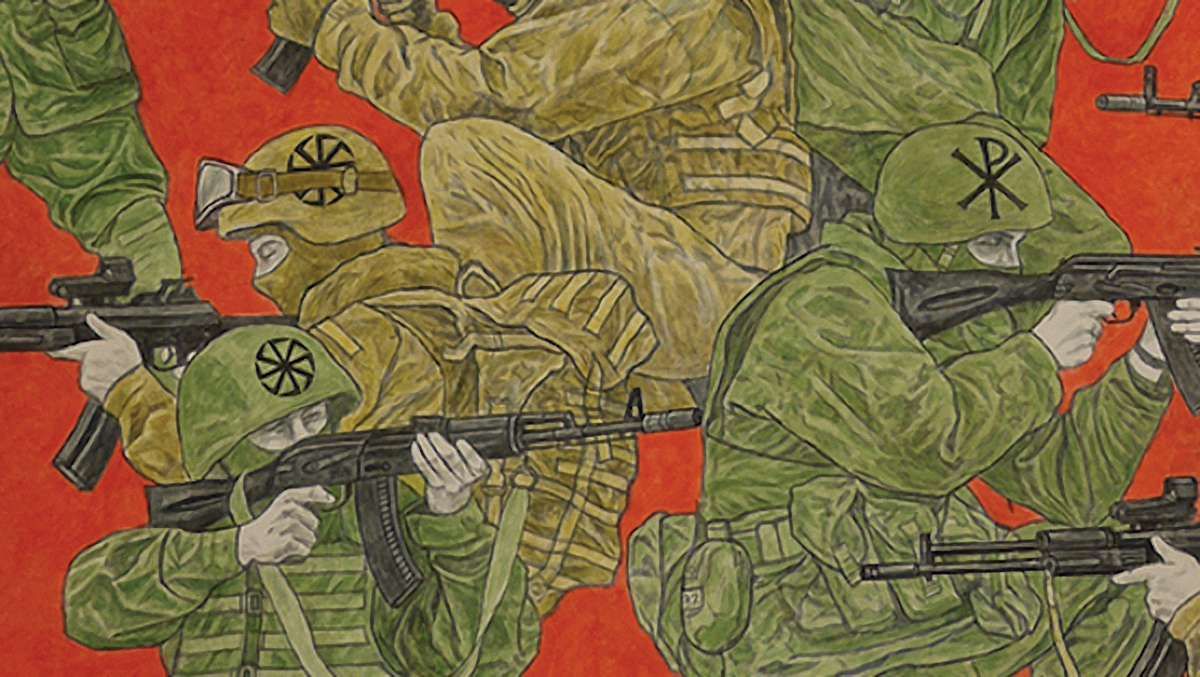 У Києві після погрому знову відкрили виставку Давида Чичкана