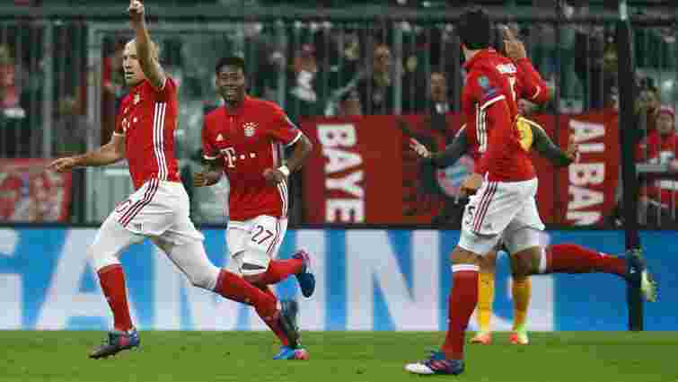 «Баварія» забила 5 голів лондонському «Арсеналу» в 1/8 фіналу Ліги чемпіонів