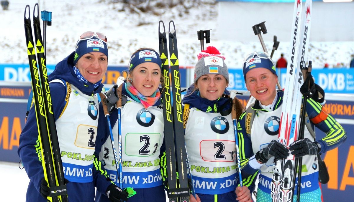 Збірна України здобула срібло чемпіонату світу у жіночій естафеті