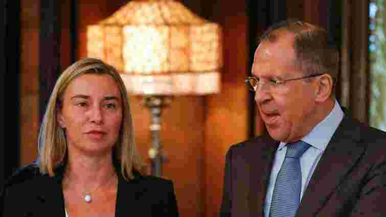 Могеріні нагадала Лаврову про відповідальність РФ за реалізацію Мінських домовленостей