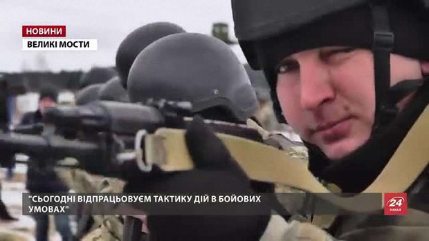 Прикордонний спецзагін «Шквал» показав, як тренується у Великих Мостах