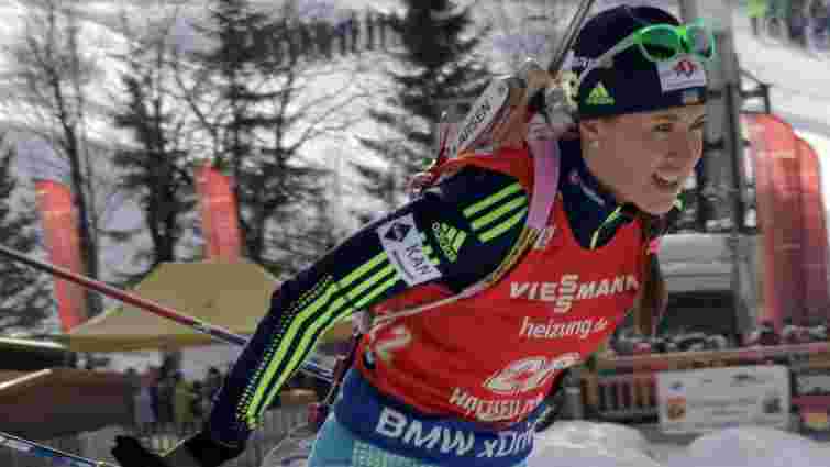Українка Юлія Джима піднялась на 8 місце у заліку найсильніших біатлоністок світу