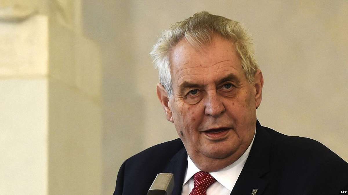 Президент Чехії закликав до скасування санкцій проти Росії