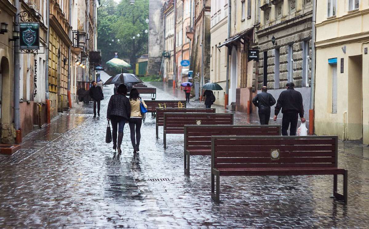 Пішохідну вулицю у центрі Львова озеленять деревами у контейнерах