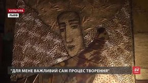Львів’янка Ярослава Ткачук тче унікальні гобелени з металом