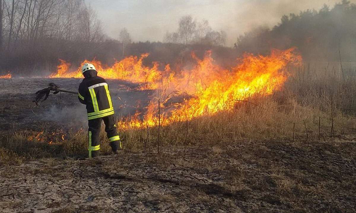 На Буковині чоловік отримав 80% опіків тіла, спалюючи суху траву