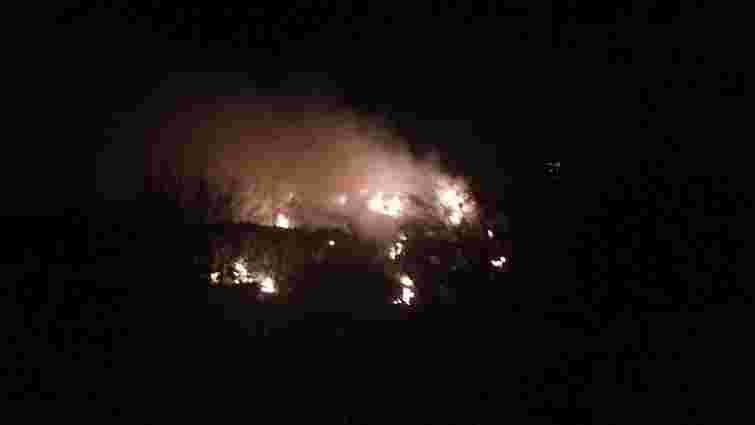 У Житомирі вночі підпалили міський полігон ТПВ

