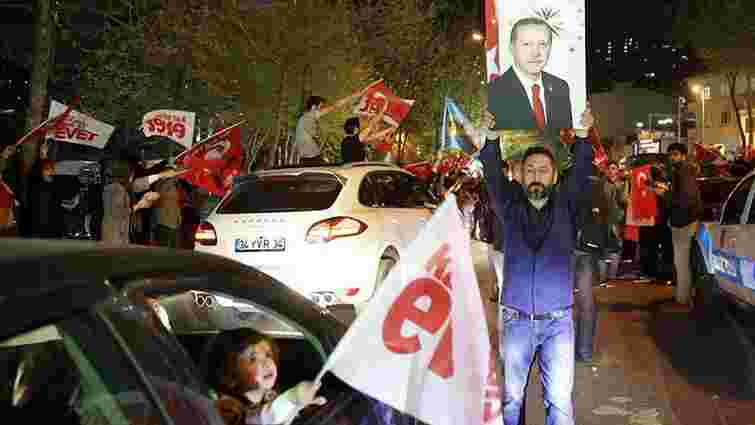 ЦВК Туреччини підтвердила перемогу Ердогана на референдумі про зміну конституції