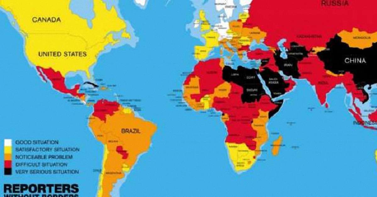 Україна піднялась на 102 місце в Світовому індексі свободи преси