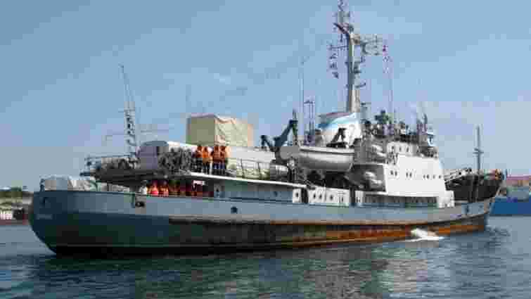 У Чорному морі затонув російський військовий корабель