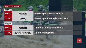 Спортивні події на вихідних у Львові