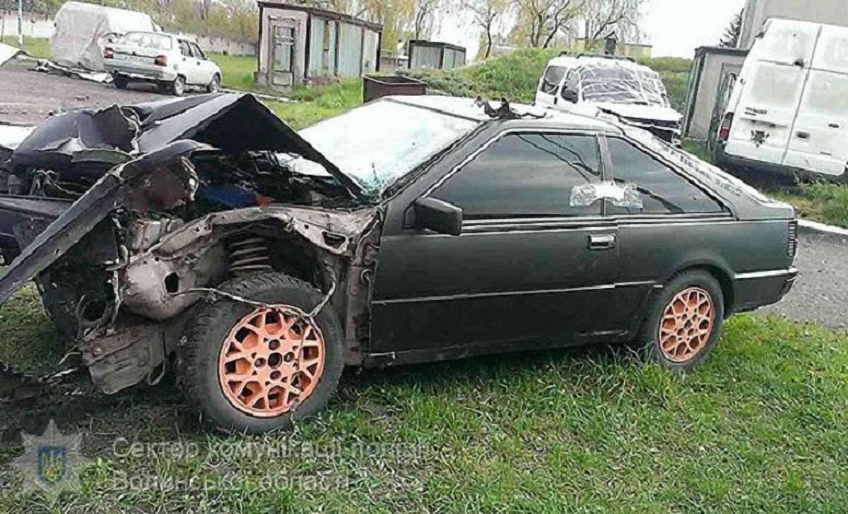 На Волині двоє юнаків потрапили в аварію на краденому автомобілі
