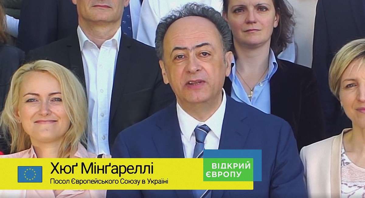 Посол ЄС привітав українців з безвізом українською мовою