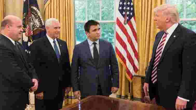 Посол України у США розкрив подробиці зустрічі Павла Клімкіна з Дональдом Трампом