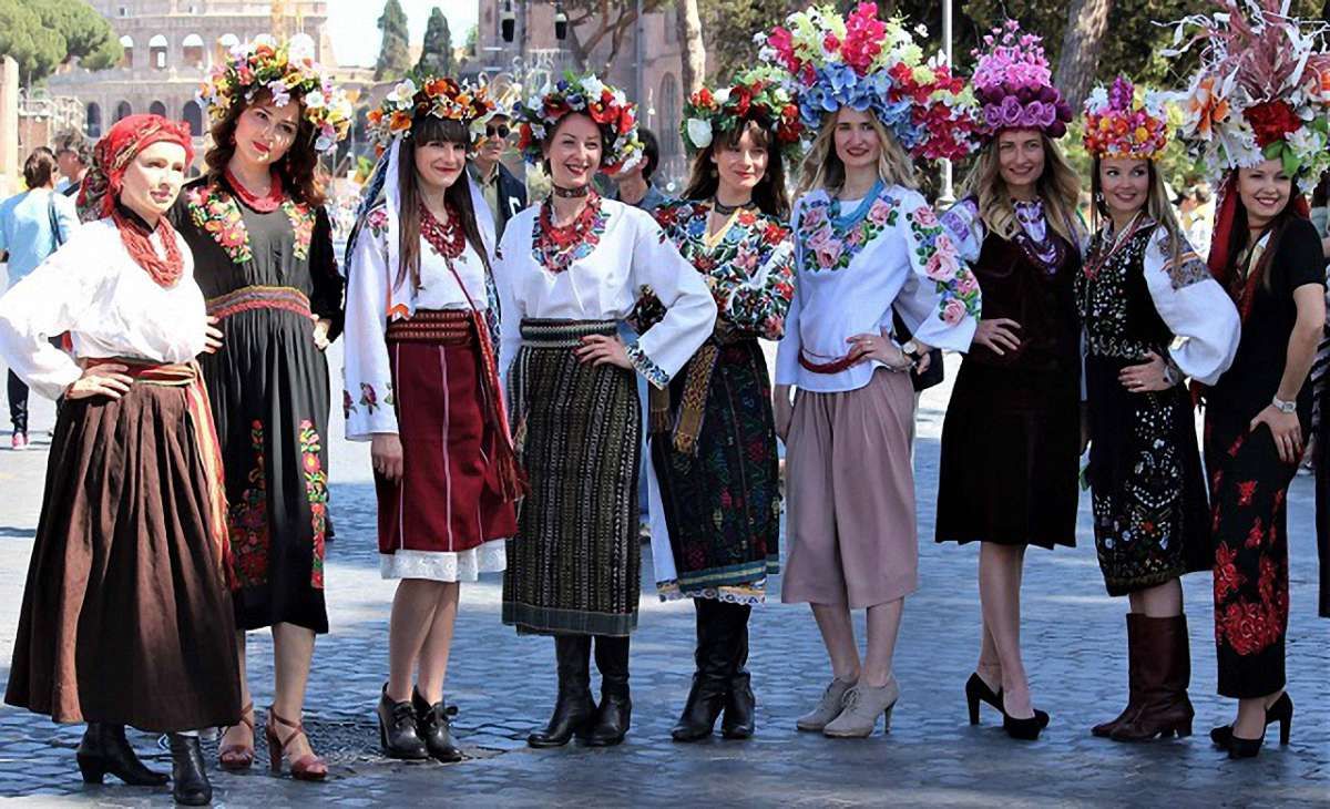 У Римі провели показ українських вишиванок