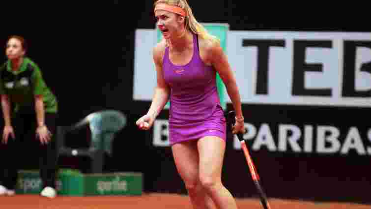 Українська тенісистка Еліна Світоліна вперше вийшла у третій раунд турніру в Римі