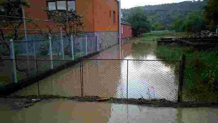 На Закарпатті через сильну зливу підтоплено 10 приватних будинків і 100 присадибних ділянок