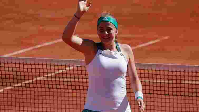 Відкритий чемпіонат Франції з тенісу сенсаційно виграла 20-річна латвійка