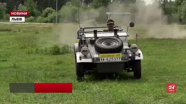 Майстер-аматор із Львівщини виготовляє машини часів ІІ Світової війни
