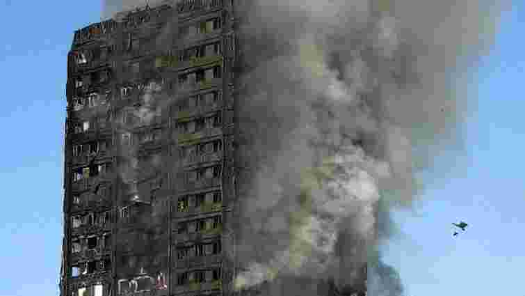 Внаслідок пожежі в лондонській багатоповерхівці загинули шестеро людей