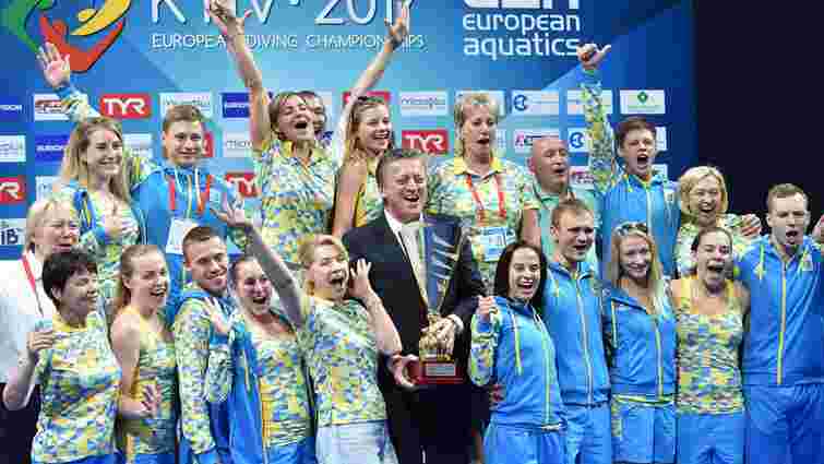 Україна виграла командний залік чемпіонату Європи зі стрибків у воду в Києві