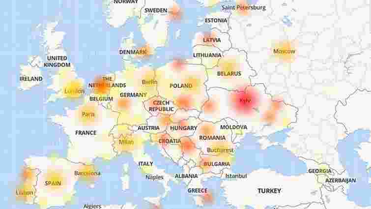 Skype припинив працювати у частини користувачів у Європі, зокрема в Україні