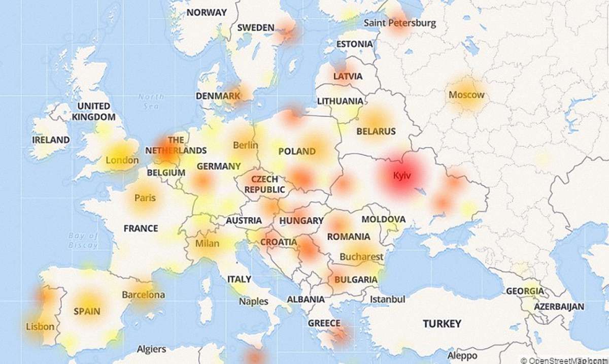 Skype припинив працювати у частини користувачів у Європі, зокрема в Україні