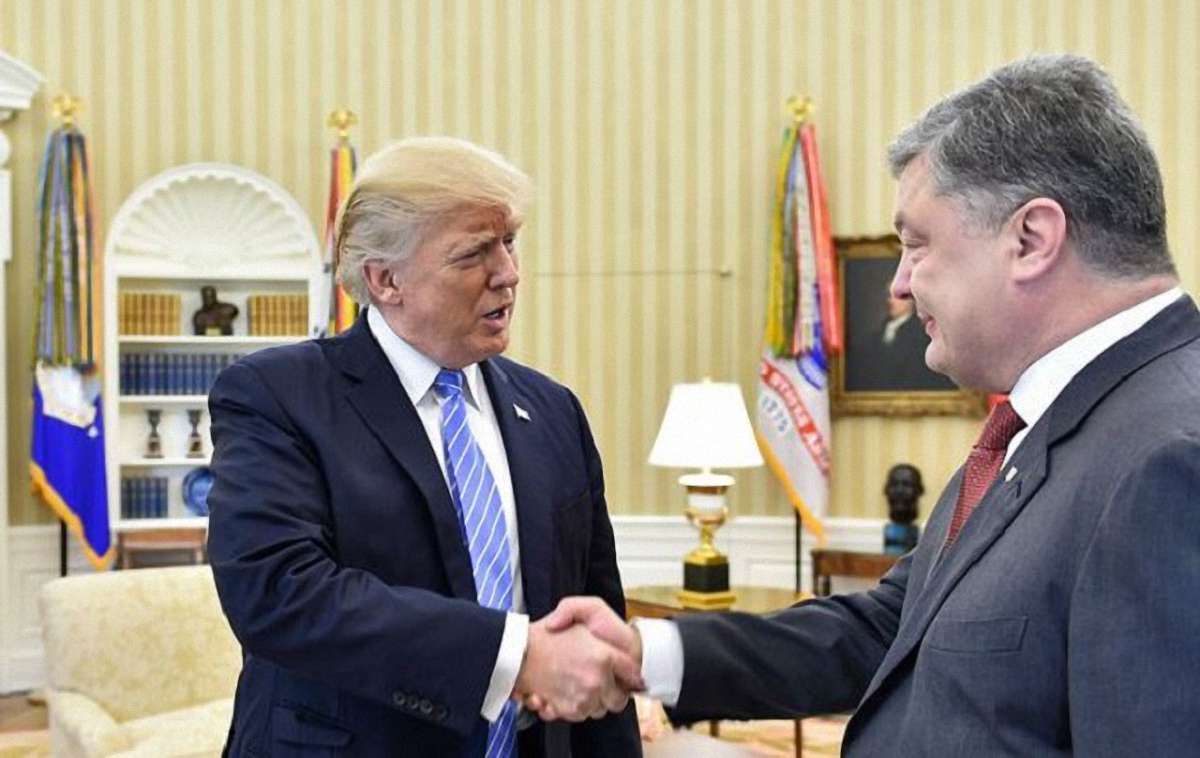 Дональд Трамп поділився враженнями від зустрічі з Порошенком