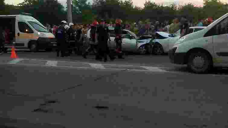 П’яний поліцейський за кермом протаранив BMW в Івано-Франківську