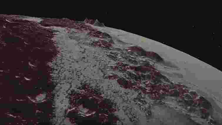 NASA показало відео польоту над поверхнею Плутона і Харона
