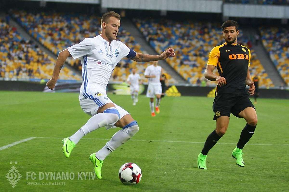 Київське «Динамо» обіграло в першому матчі Ліги чемпіонів швейцарський «Янг Бойз»
